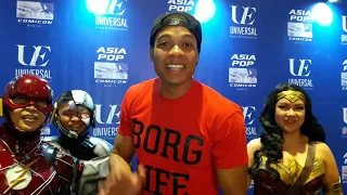 (2017) X and Justice PH meet Ray Fisher at AsiaPop Comicon