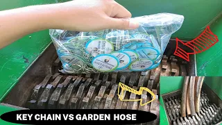 Garden Hose vs Key Chain vs Fast Shredder Machine