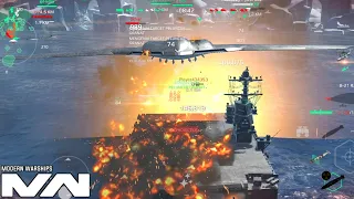 B-21 Raider attack on USS Enterprise CVN-80 | Modern Warship clip