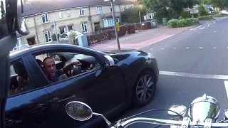 Karma: Bald guy causes accident in Cambridge after road rage