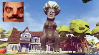 Hello Neighbor - My New Neighbor Scary Teacher Godzilla 3D Act 2 Gameplay Walkthrough