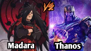 THANOS VS MADARA UCHIHA // WHO WILL WIN ?? IN HINDI