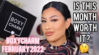 FEBRUARY 2022 BOXYCHARM REVIEW | UNBOXING AND TRY ON | Alma Rivera Beauty