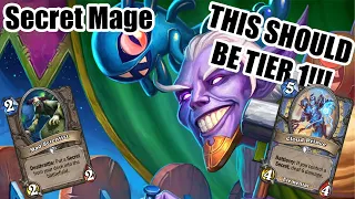 SECRET MAGE IS ACTUALLY BROKEN!!! | Secret Mage Guide | United in Stormwind | Wild Hearthstone