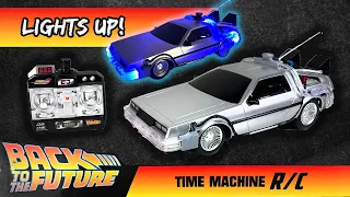 UNBOXING: 2024 Jada Back to the Future Time Machine R/C Car -1/16th Scale Delorean that Lights-up