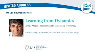 Ankur Moitra, MIT, "Learning from Dynamics"