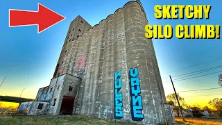 Climbing Abandoned Silos in East St. Louis!