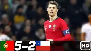 Portugal vs Chile 5-2 - All Goals & Extended Highlights RÉSUMÉ & GOLES ( Last Matches ) HD