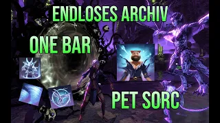 Heavy Attack OneBar Pet Sorc für das Endlose Archiv - ESO