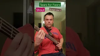 "Shout" tears for fears bridge bass(take 2 of 2)thumb only #bringitback