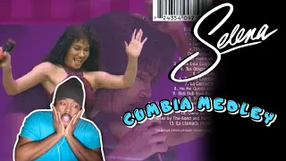 My FIRST TIME HEARING Selena - CUMBIA Medley  REACTION