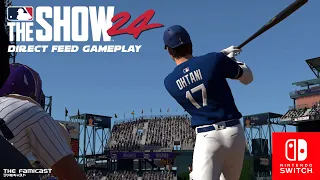 MLB The Show 24 | Direct Feed Gameplay | Switch