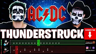 【AC DC】[ Thunderstruck  ] cover by Dotti Brothers | GUITAR/BASS LESSON