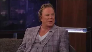 MICKEY ROURKE SHARES HIS EXPERIENCES