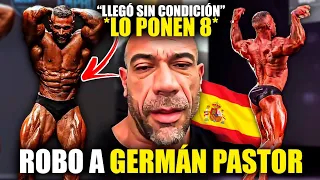 ¿ROBO a GERMÁN PASTOR? 🇪🇦 *Lo PONEN 8* Explico la POLÉMICA y OPINO culturismo