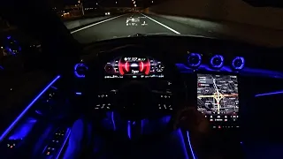 The New Mercedes C Class 2023 NIGHT Test Drive