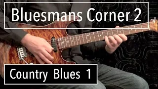 Country Blues Groove #1 - Guitar Solo