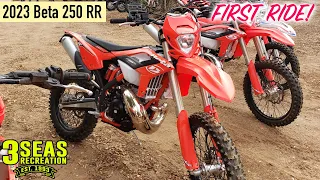 FIRST RIDE on the 2023 Beta 250 RR 2-stroke motorcycle   |   3 Seas Recreation