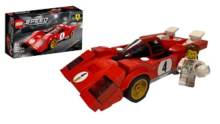 LEGO  speed champions 76906 1970 Ferrari 512 M | Speedbuild review