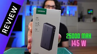 Review: Ugreen Powerbank 25.000 mAh und 145 W - Konkurrenz für Anker?