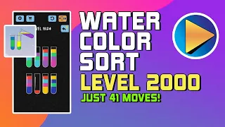 Water Color Sort Level 2000 - FINAL LEVEL Walkthrough