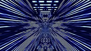 Tunnel lightning  Blue 3D Neon Light White Hallway Corridor Laser Glow | 4k Relaxing Screensaver UHD