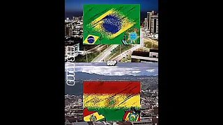 🇧🇷 Brazil VS Bolivia 🇧🇴 #geography #edit #viral #vs #america #countries #comparison #shorts