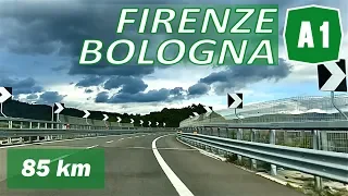 A1 Driving in ITALY | from FLORENCE to BOLOGNA