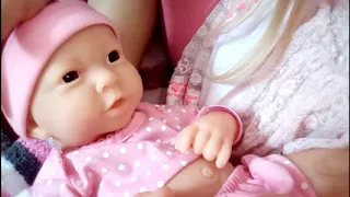 Кукла NEWBORN baby  обзор :) Doll NEWBORN baby review Warm Baby