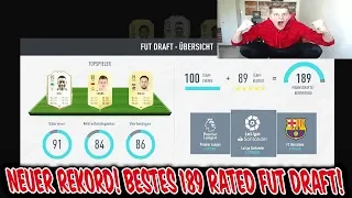 Endlich neuer REKORD! 189 Rated Fut Draft Challenge geschafft! - Fifa 20 Ultimate Team Deutsch