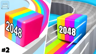 Jelly Run 2048 | Jelly Tube Run 2048 | Android, iOS | Satisfying Mobile Games #2