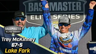 Trey McKinney leads Day 2 at Lake Fork with 67 pounds, 5 ounces