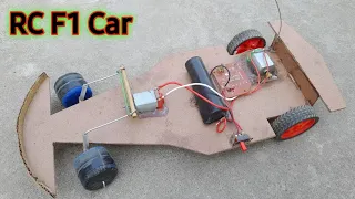 How to make  F1 Racing Car | Make F1 Racing Car  with Cardboard | how to make left right roate car
