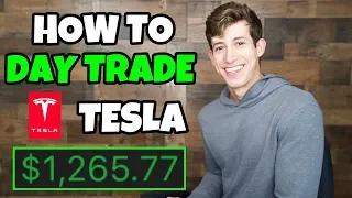 How To Day Trade Tesla Stock For Beginners ($1,200 Profit)