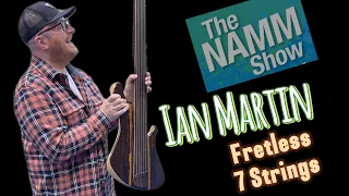 MGbass guitars -  NAMM 2024 🔥 Ian Martin playing new MG Infinity Ghost 7 strings. piezo pickup
