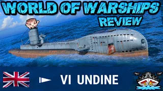 Undine UK/T6/U-Boot ist zu STARK für T6?! "Review"⚓️ in World of Warships 🚢 Uboot Submarine