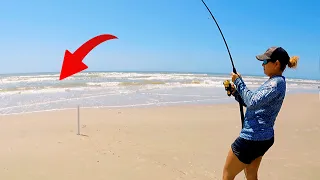 Tossed BIG BAITS off the Beaches of Corpus Christi, TX | Padre Island