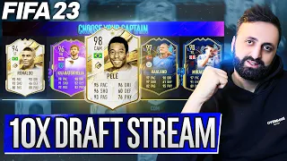 FIFA 23 FUT DRAFT PS5🔴 ვთამაშობ 10 FUT DRAFT🔥#520 #სუპერკვირა დღე 4