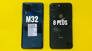 Samsung Galaxy M32 vs iPhone 8 Plus