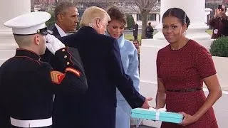 What Was In The Tiffany Box Melania Trump Gave Michelle Obama Before Inauguration?