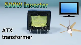 How to make easy 500w inverter | 12V DC to 220V AC inverter  | Homemade inverter