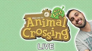 Second Day on My Animal Crossing: New Leaf Town! 🍃 | Live Playthrough on 3DS