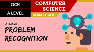 140. OCR A Level (H446) SLR24 - 2.2 Problem recognition