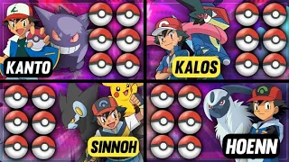 New Pokémon Teams For Ash (Kanto To Alola) | Hindi |