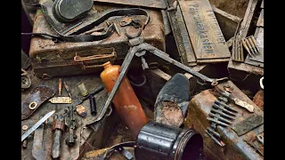 Немецкий блиндаж выстрелил находками / A lot of relics from the German dugout