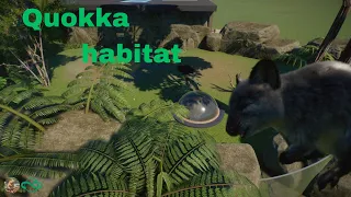 Quokka habitat | Badger city zoo | Planet Zoo