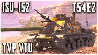 ISU-152 Tundra, T54E2 & TVP VTU Koncept WoT Blitz | Gameplay Episode