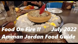 AMMAN JORDAN - CHEAP EATS FOOD guide - July 2022