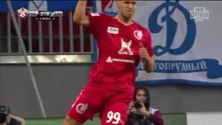 Maksim Kanunnikov's goal. Rubin vs Dynamo | RPL 2015/16