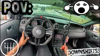 CAMMED Mustang GT (s197) POV Drive With INSANELY Loud POPS & DOWNSHIFTS